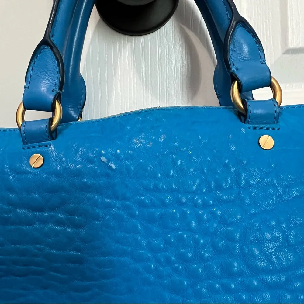 Marc by Marc Jacobs Blue Leather Hobo Tote